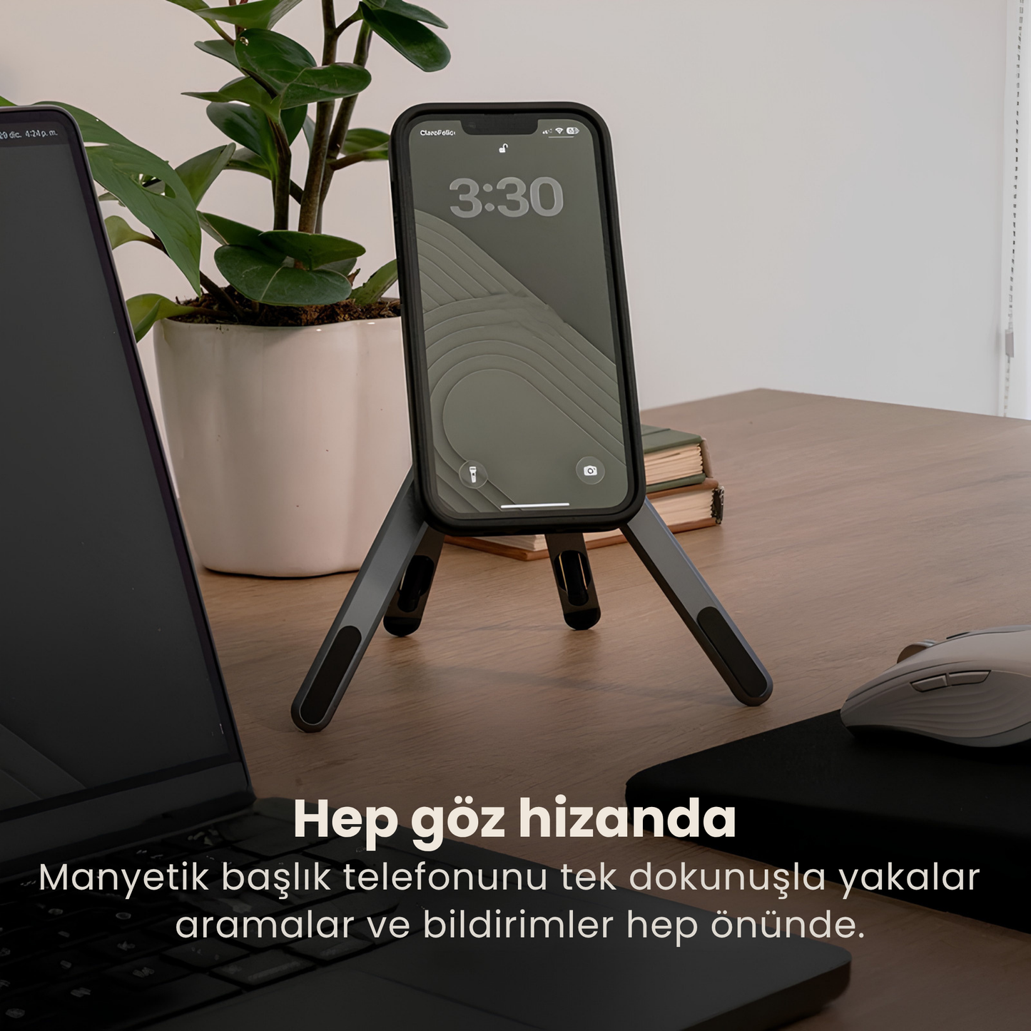 Levio Arc — 4'ü 1 Arada Katlanabilir Manyetik Stand