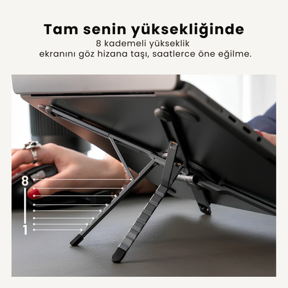 Levio Arc — 4'ü 1 Arada Katlanabilir Manyetik Stand