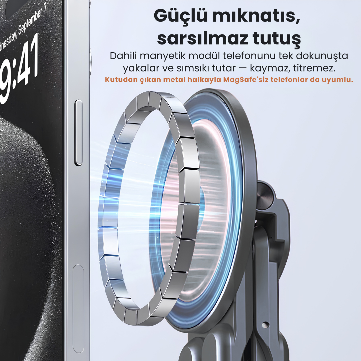 Levio Arc — 4'ü 1 Arada Katlanabilir Manyetik Stand